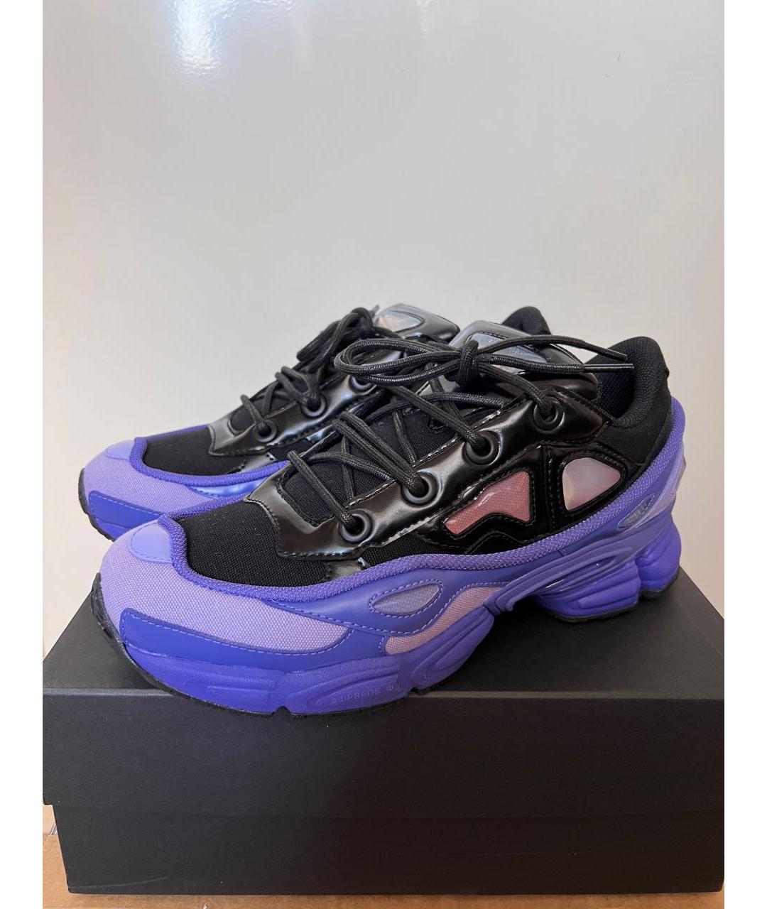 ADIDAS X RAF SIMONS Фиолетовые низкие кроссовки / кеды, фото 6