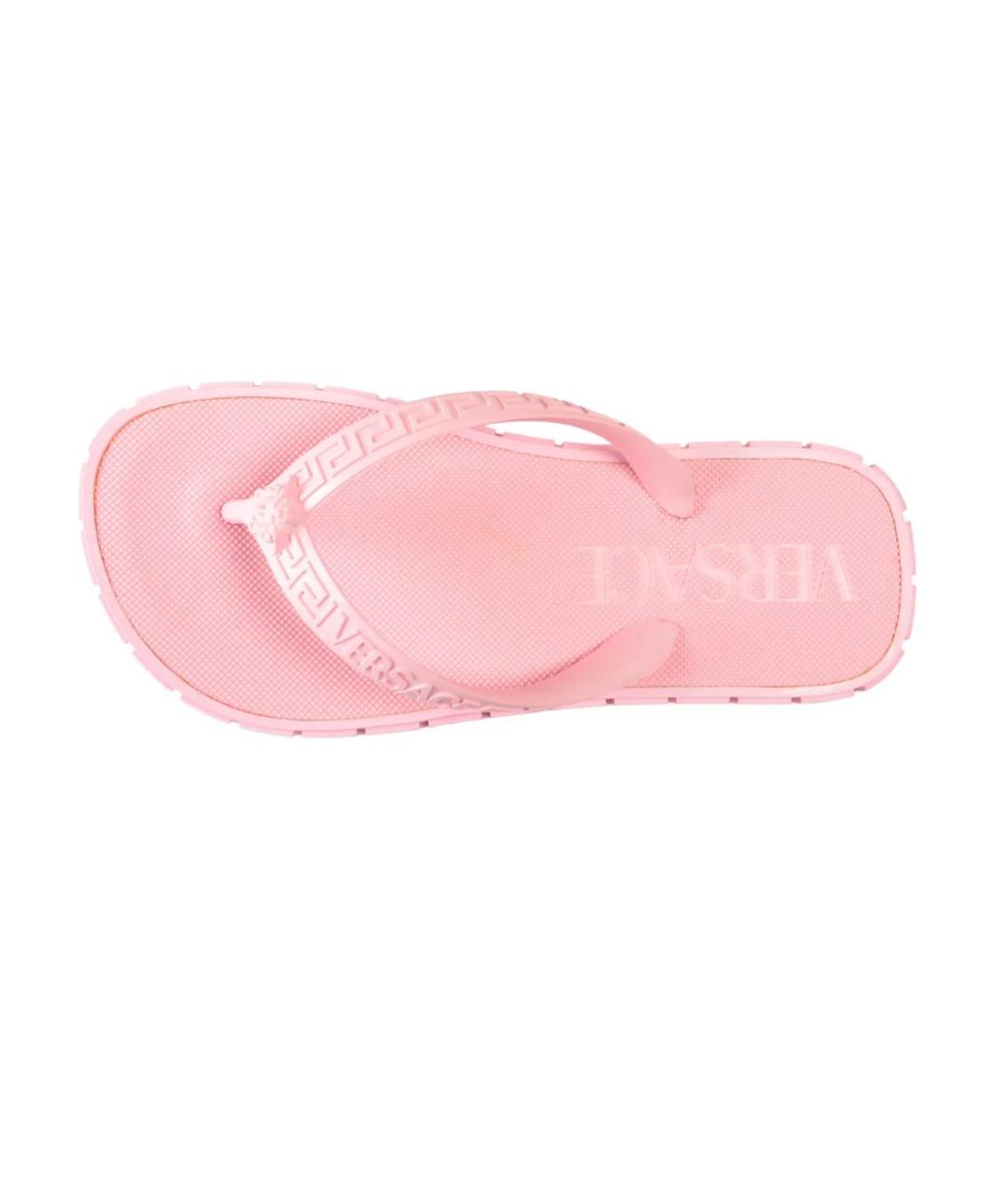 VERSACE Розовые шлепанцы, фото 4