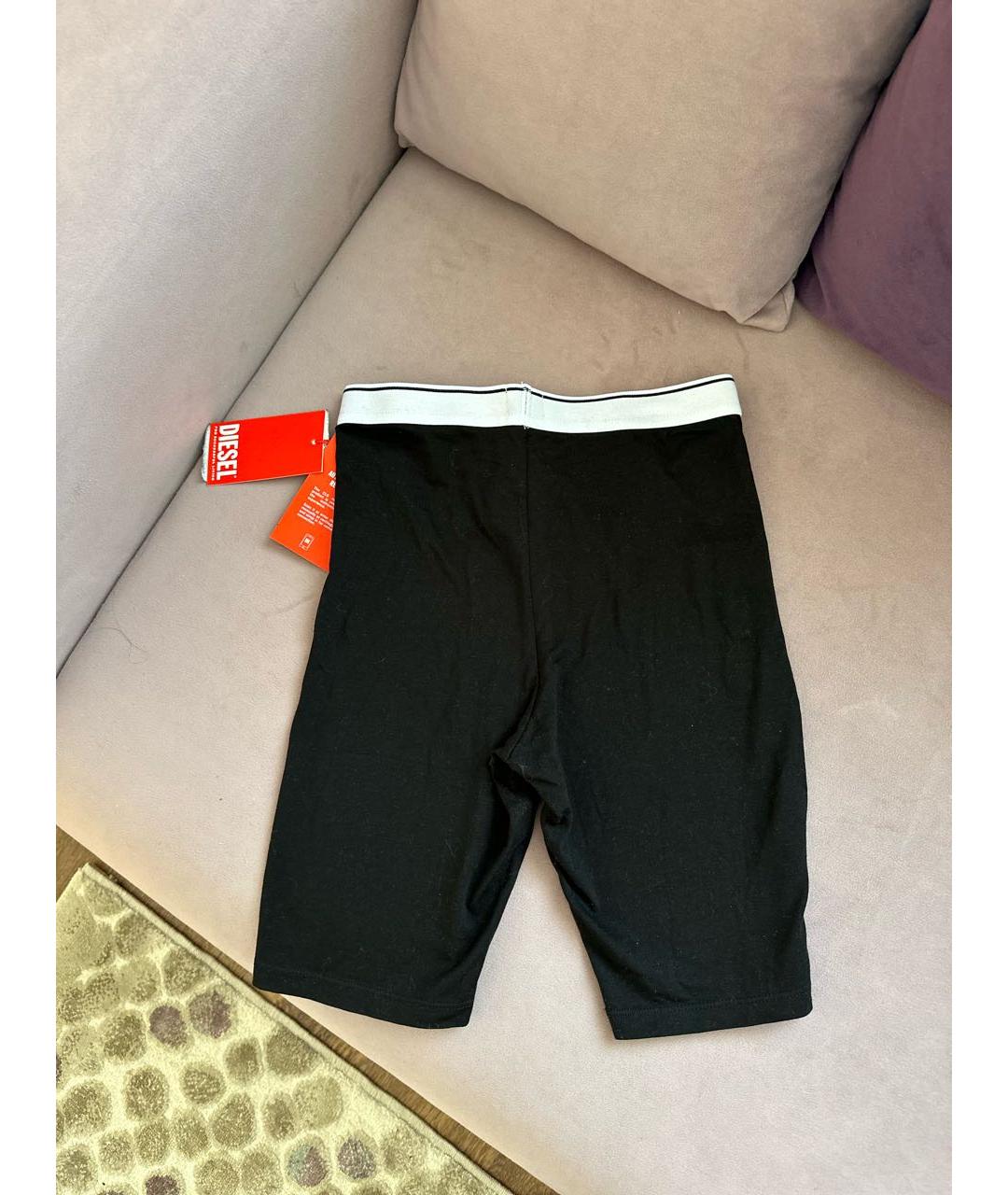 DIESEL Черные хлопковые спортивные брюки и шорты, фото 2