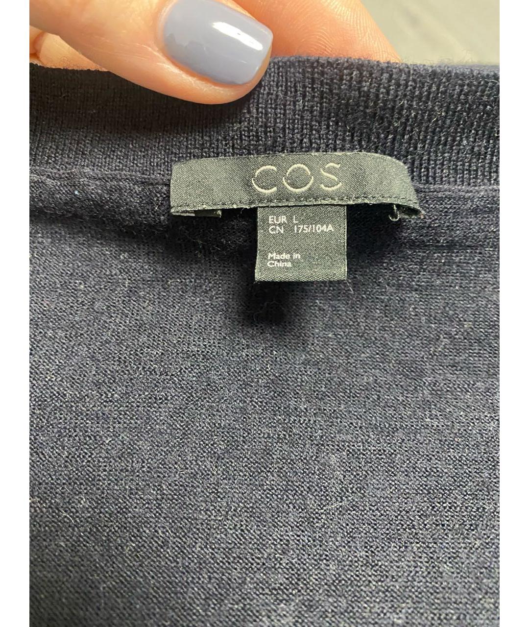 COS Черный шерстяной джемпер / свитер, фото 4