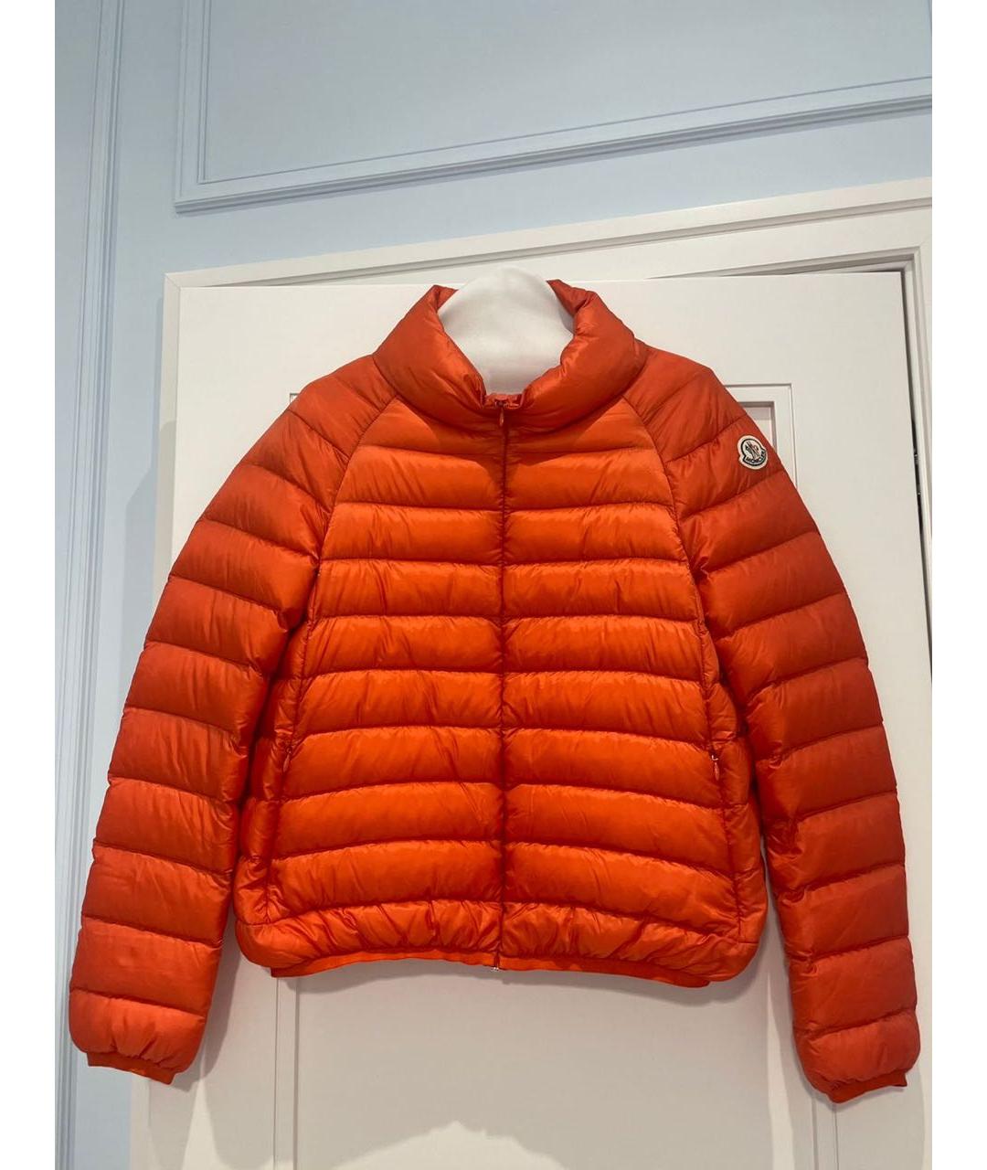 MONCLER Оранжевая куртка, фото 9
