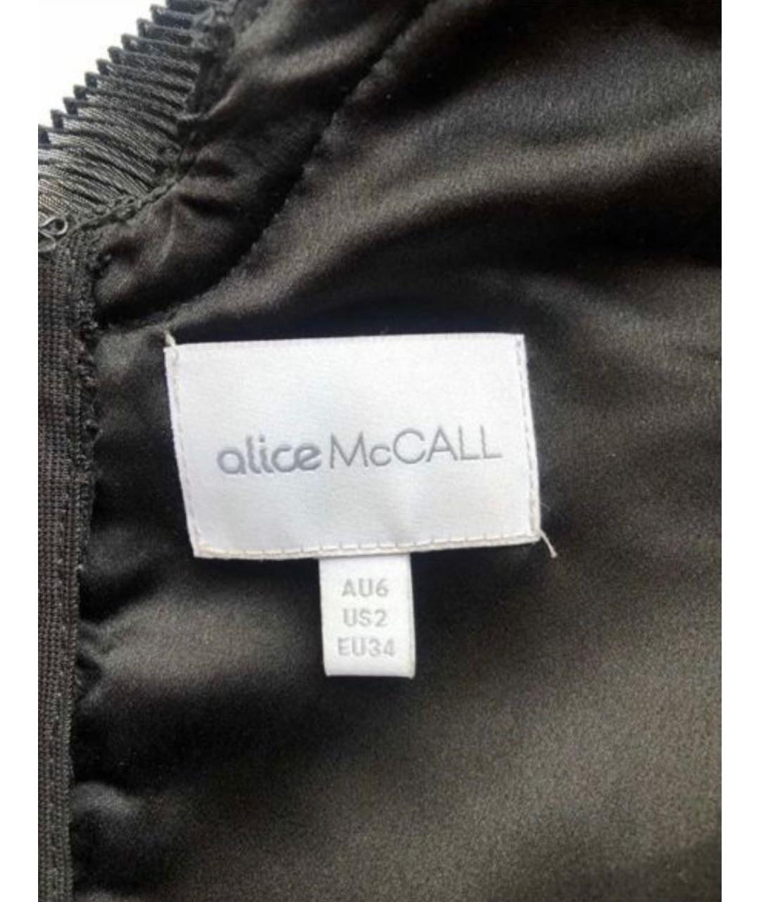 ALICE MCCALL Черное полиэстеровое платье, фото 6