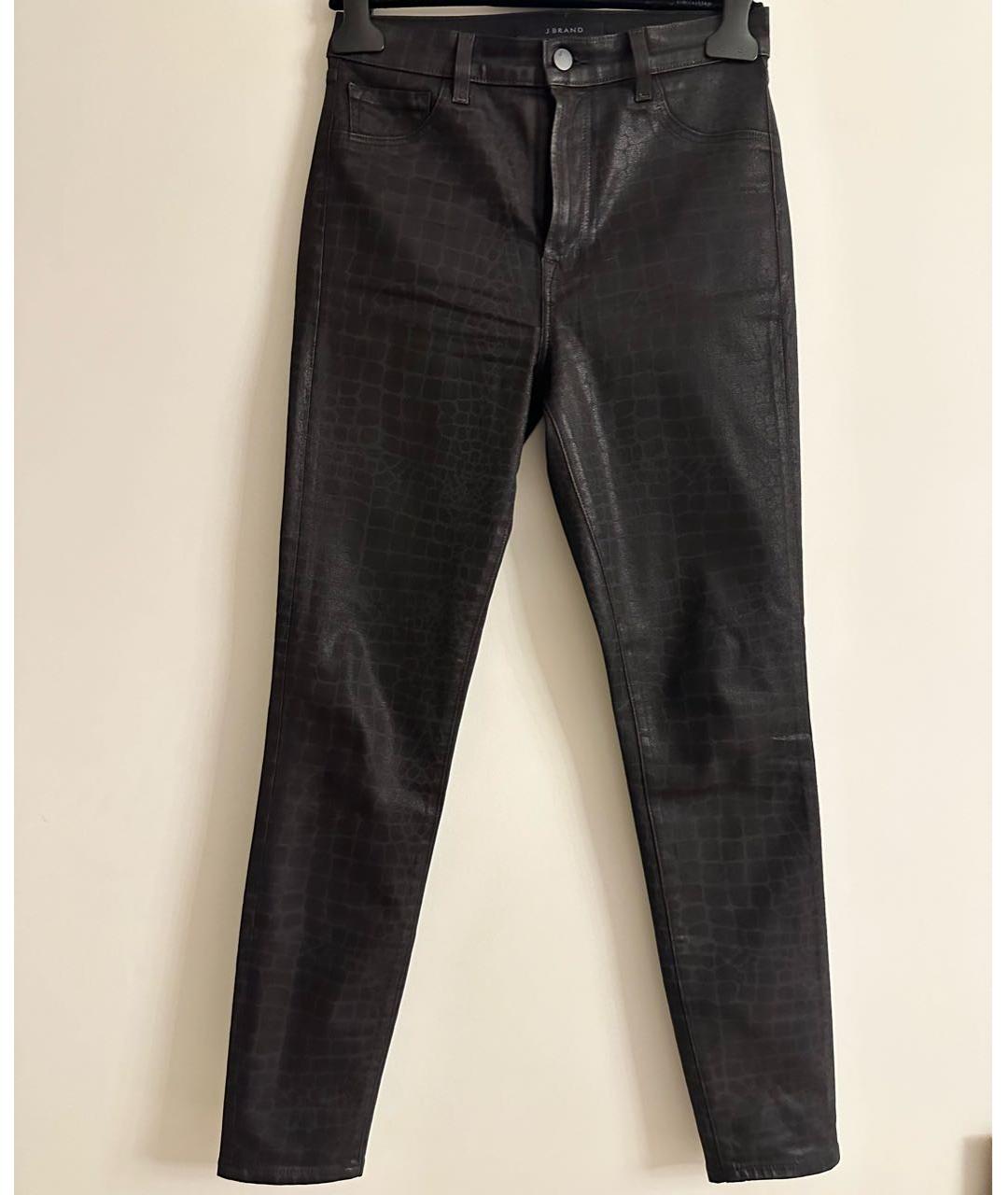 JBRAND Черные хлопко-эластановые джинсы слим, фото 6