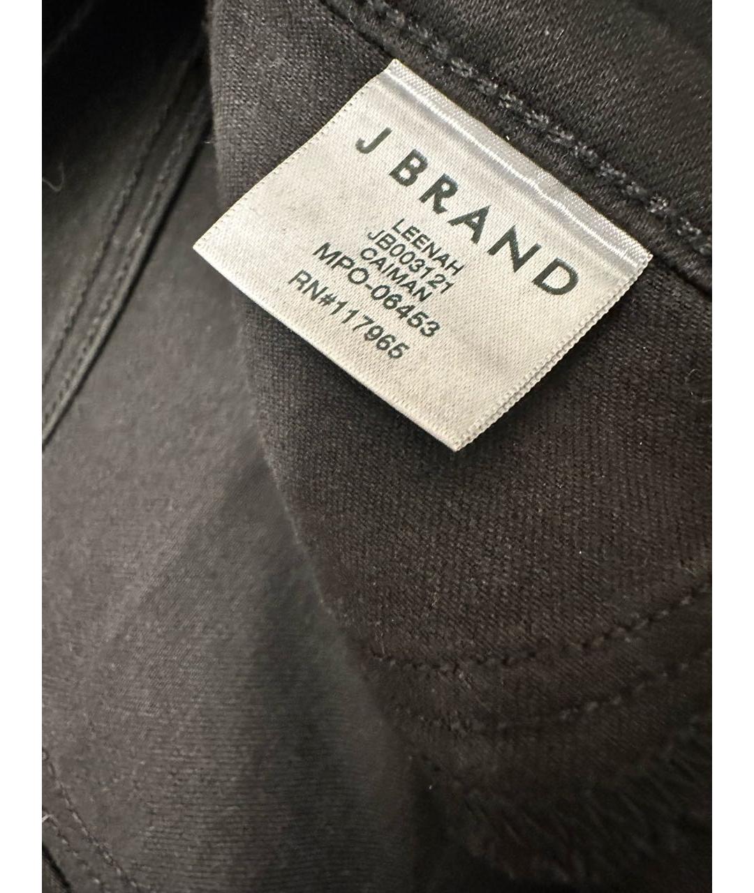 JBRAND Черные хлопко-эластановые джинсы слим, фото 4