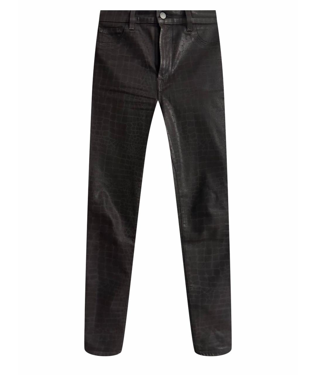JBRAND Черные хлопко-эластановые джинсы слим, фото 1