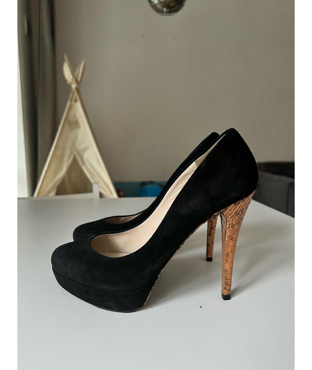 MICHAEL KORS COLLECTION Черные замшевые туфли, фото 9