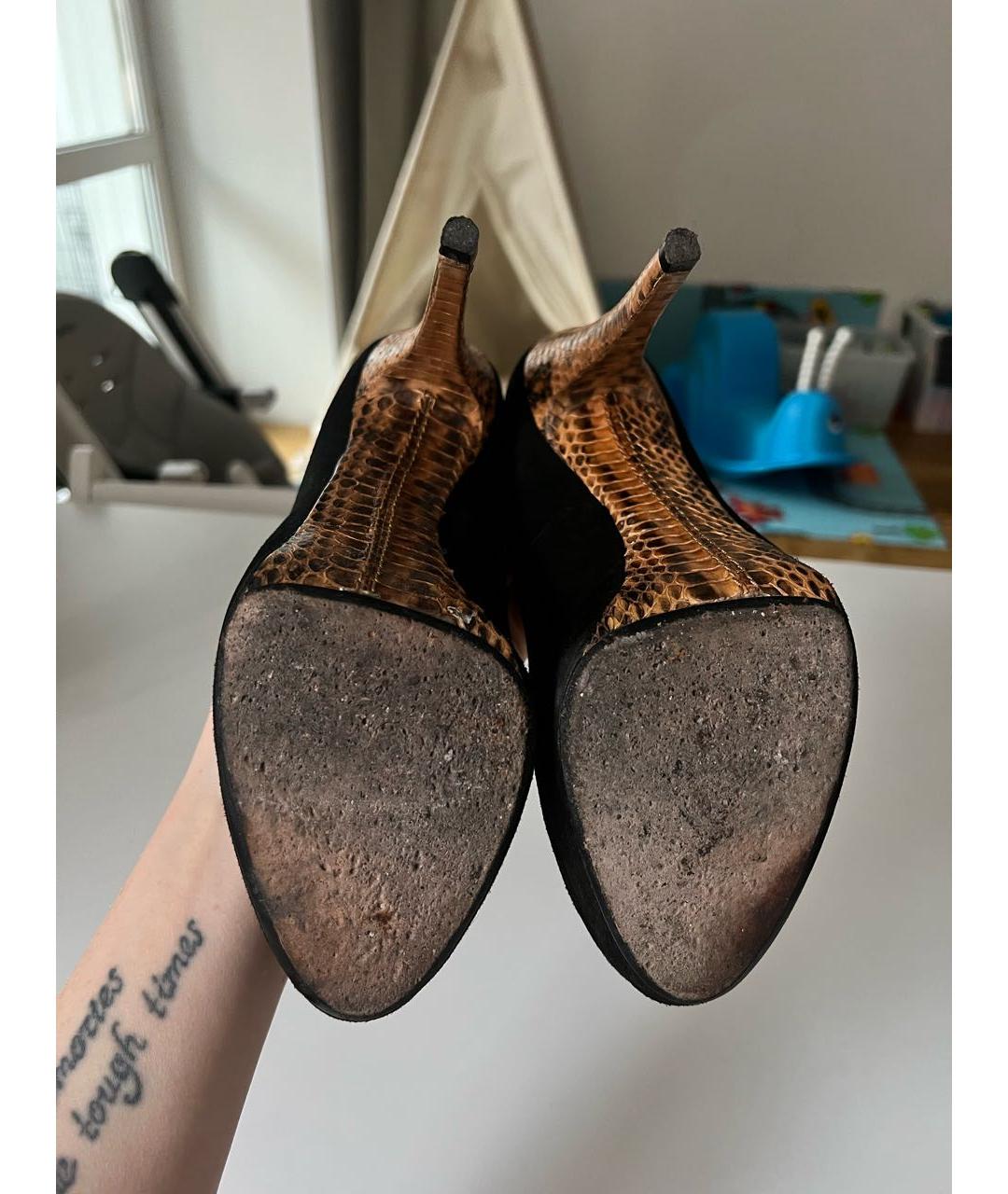 MICHAEL KORS COLLECTION Черные замшевые туфли, фото 6