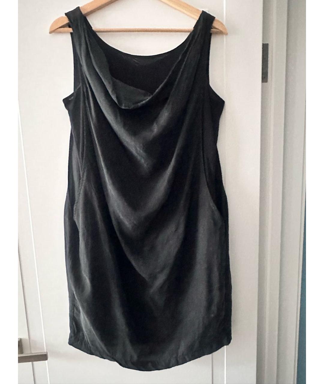 DKNY Черное повседневное платье, фото 3