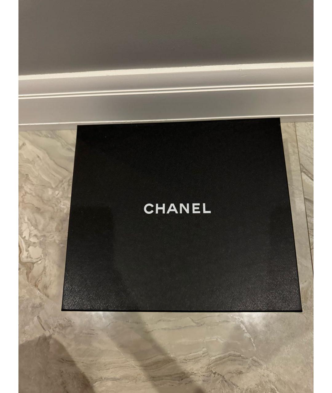 CHANEL PRE-OWNED Синие текстильные ботильоны, фото 5