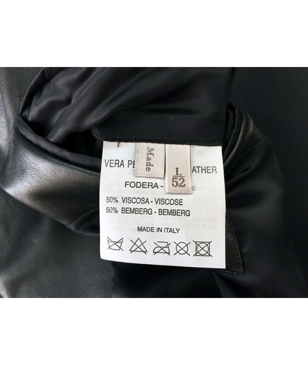 ERMENEGILDO ZEGNA Черный кожаный пиджак, фото 7