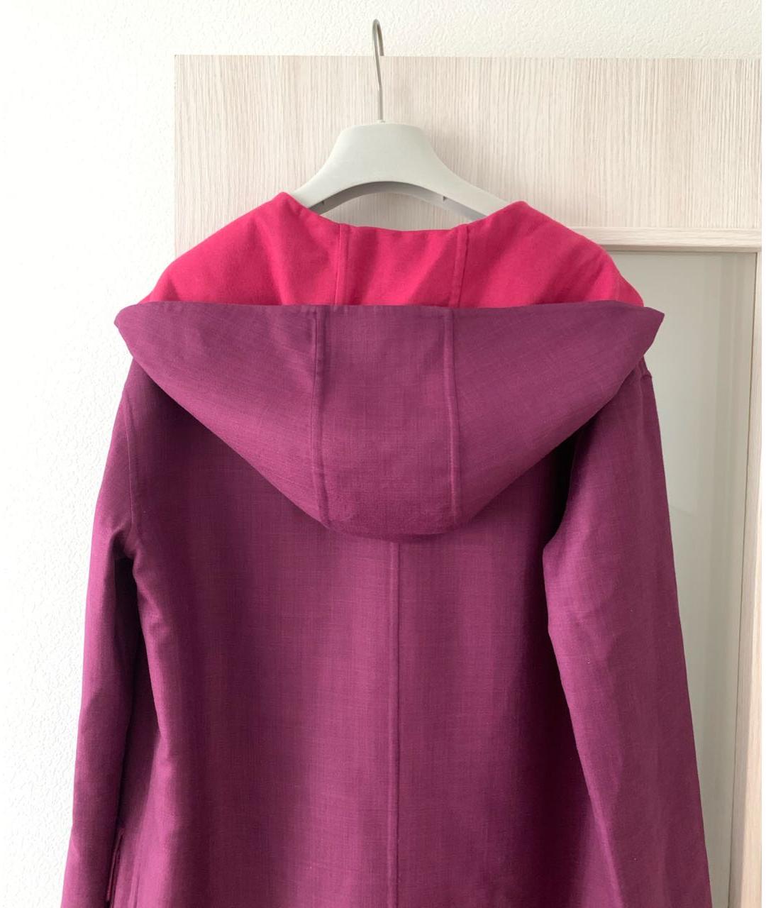 HERMES Розовое кашемировое пальто, фото 2