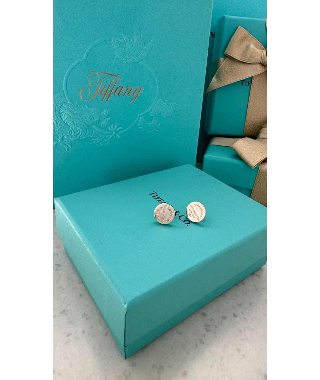 TIFFANY&CO Серебряные серьги, фото 7