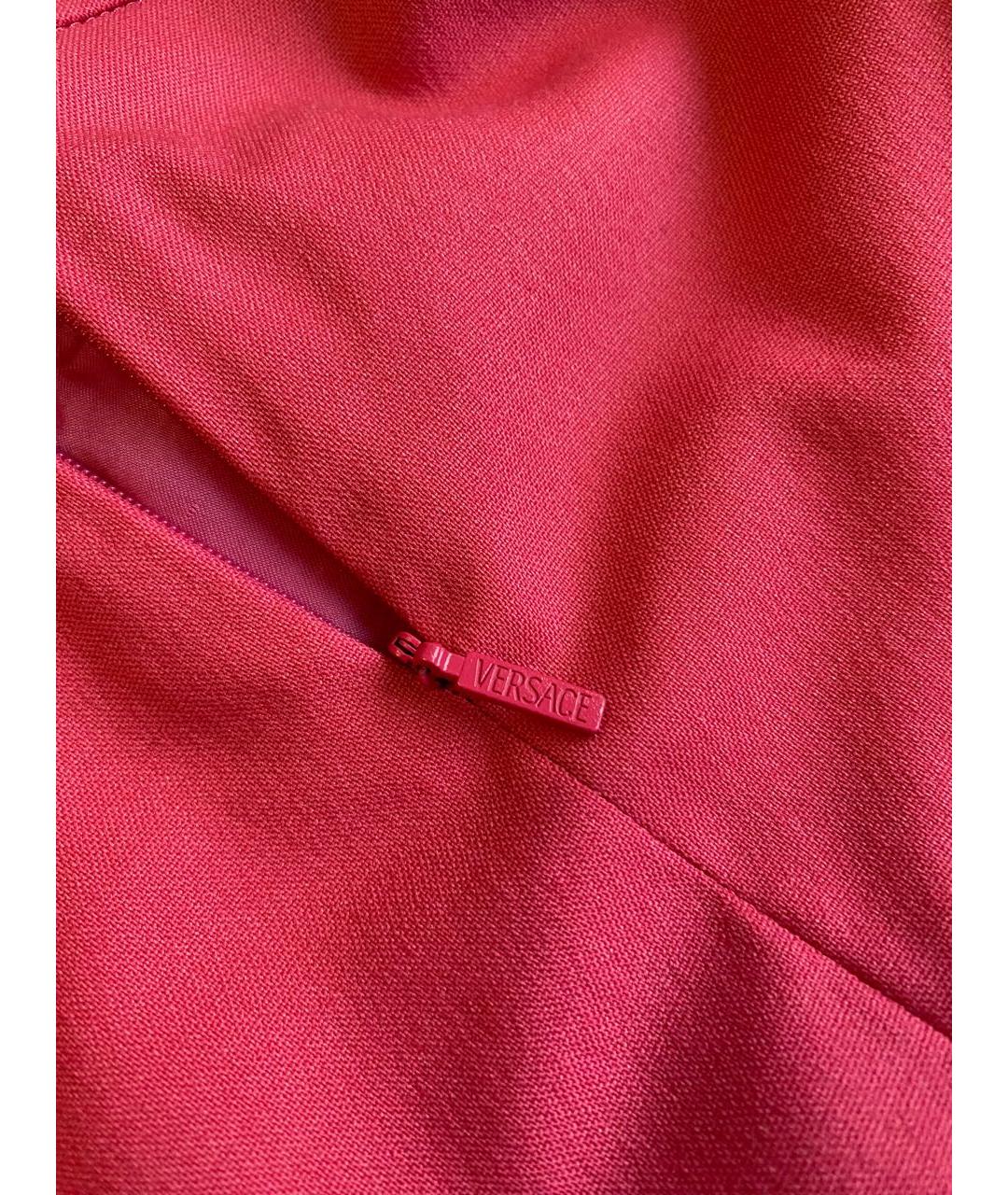 VERSACE Розовый кашемировый костюм с юбками, фото 8