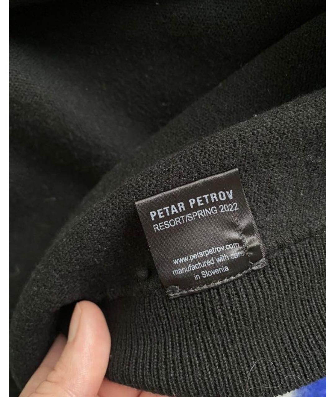 PETAR PETROV Черный шерстяной джемпер / свитер, фото 8