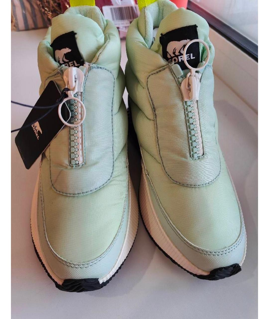 SOREL Зеленые ботинки, фото 5