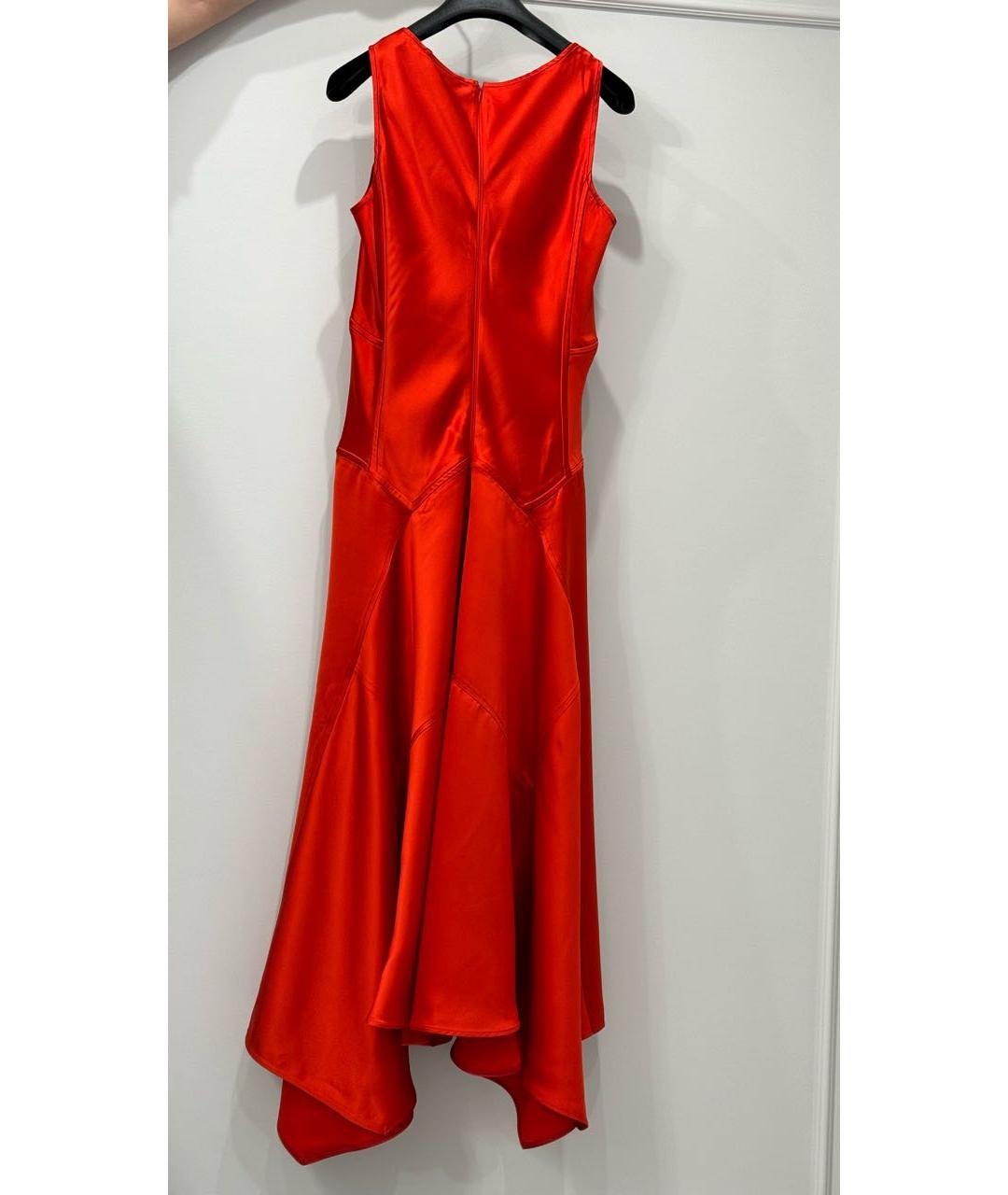 'S MAX MARA Красное вискозное коктейльное платье, фото 2