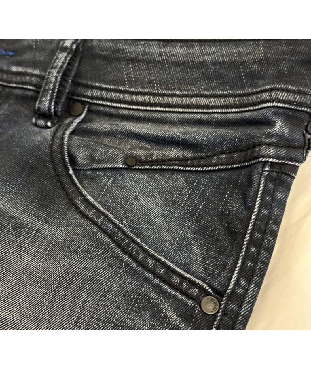 DIESEL Темно-синие хлопковые джинсы скинни, фото 8