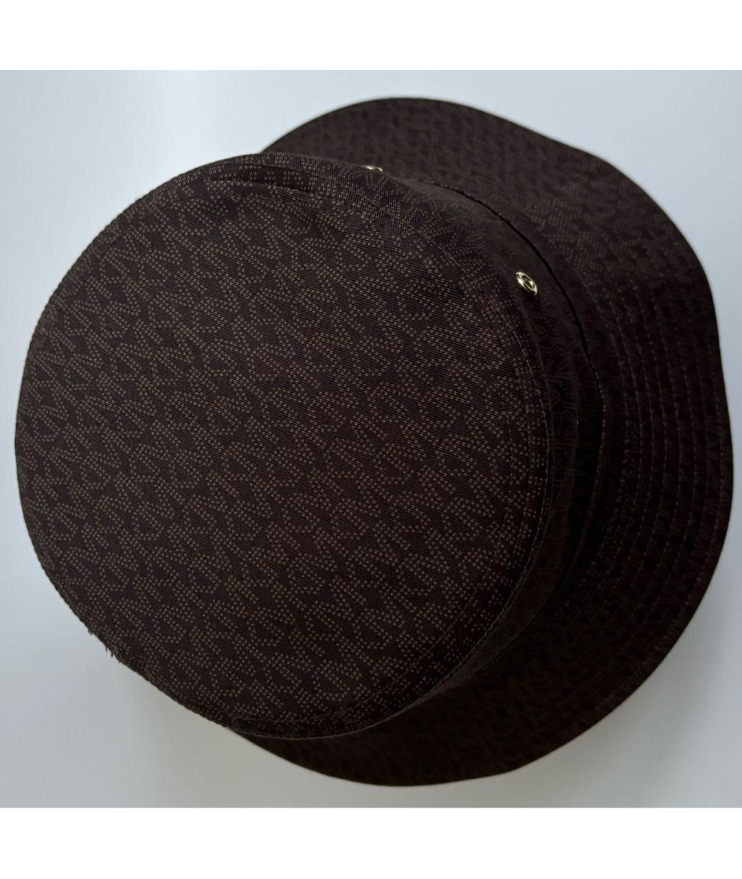 MICHAEL MICHAEL KORS Коричневая хлопковая панама, фото 4