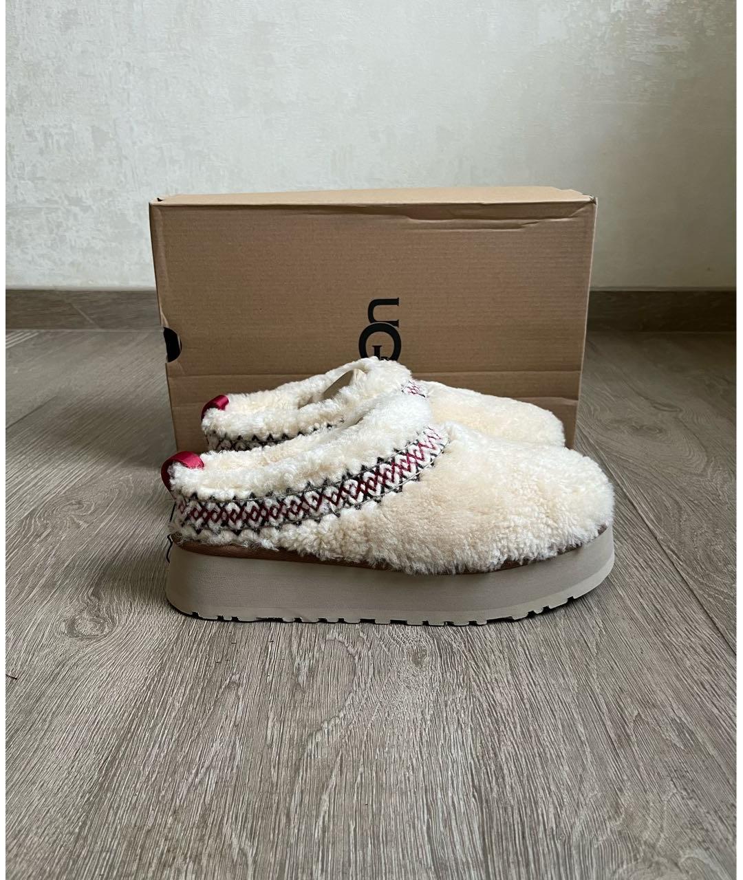 UGG Бежевые мюли, фото 3