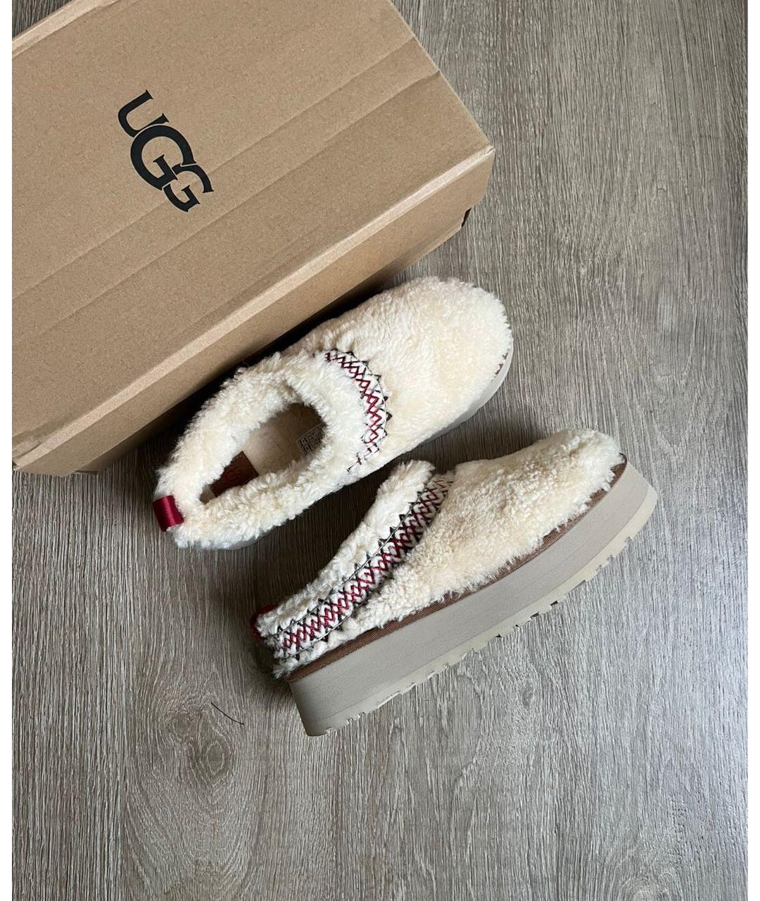 UGG Бежевые мюли, фото 2