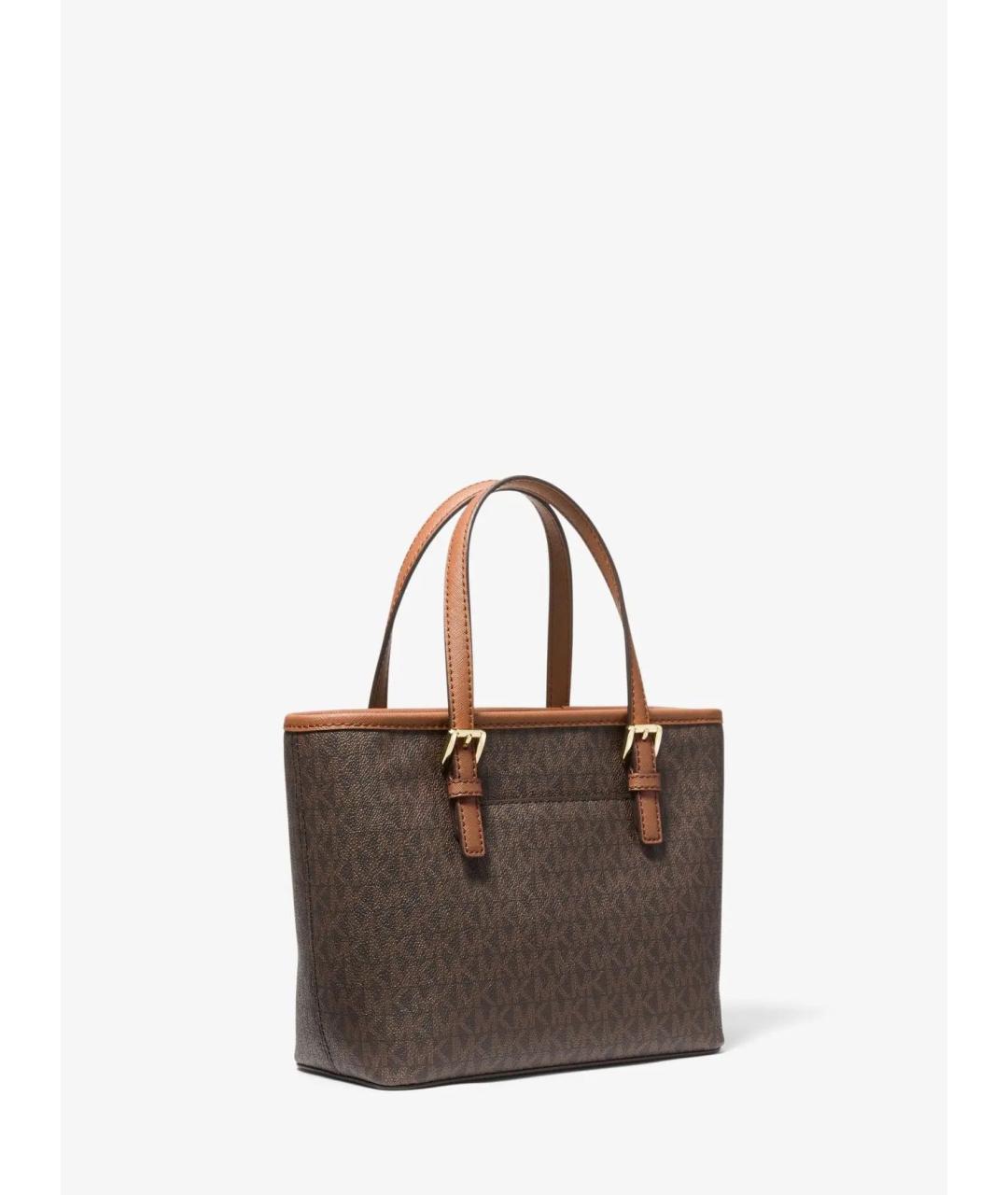 MICHAEL KORS Коричневая сумка тоут, фото 2