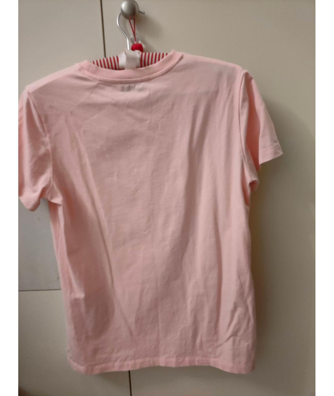 MOSCHINO Розовый хлопковый детская футболка / топ, фото 2