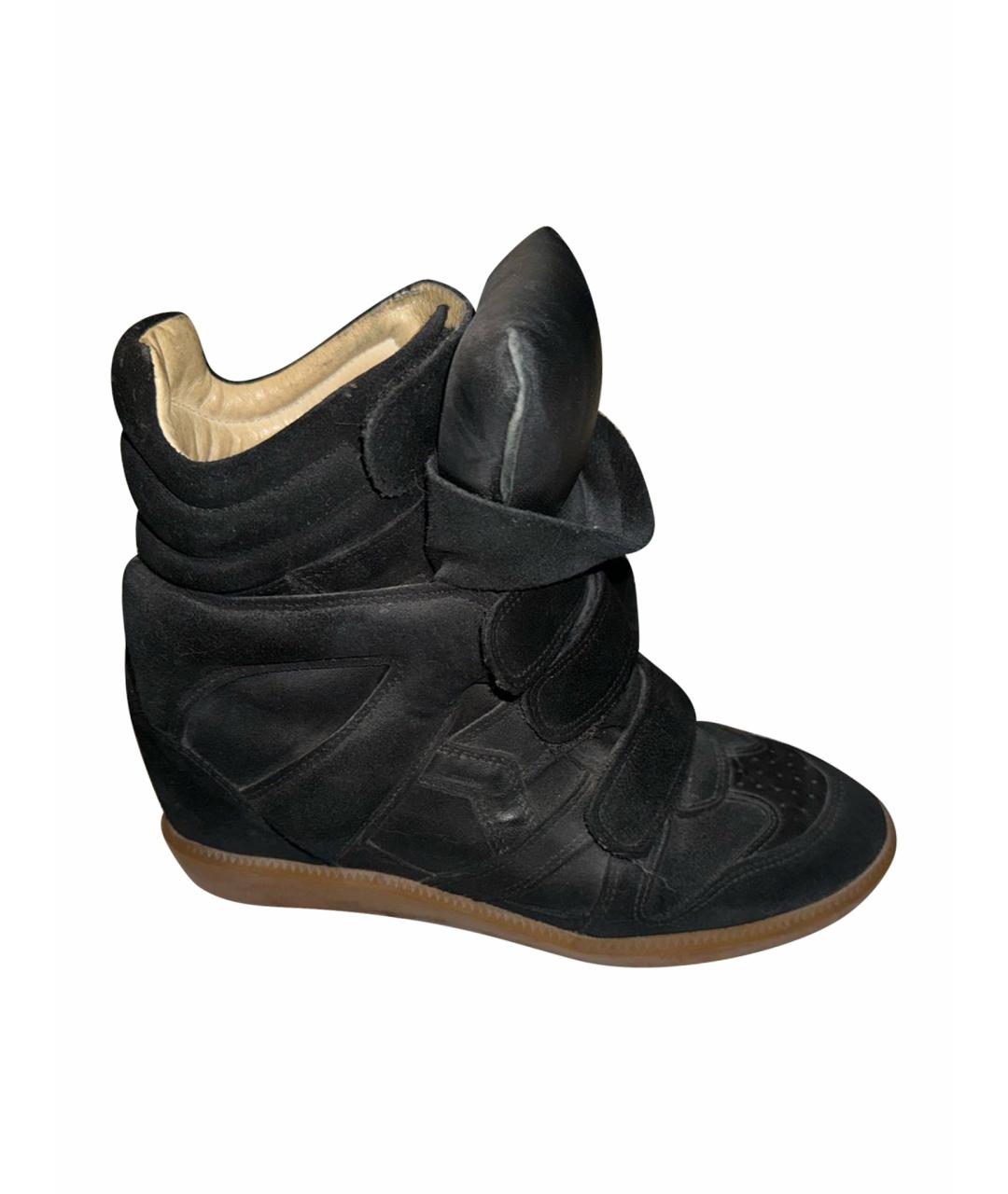 ISABEL MARANT Черные замшевые ботинки, фото 1
