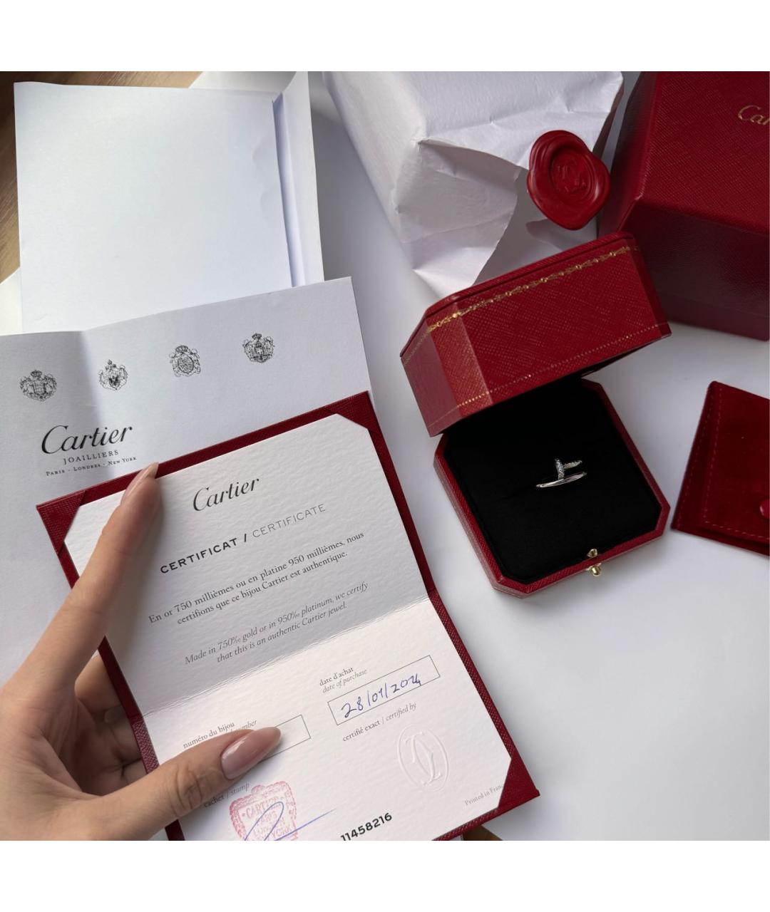 CARTIER Белое колье из белого золота, фото 3