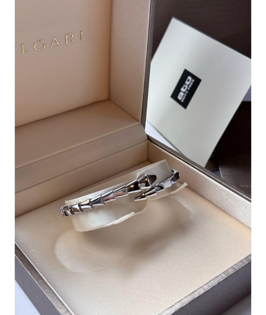 BVLGARI Белый браслет из белого золота, фото 3