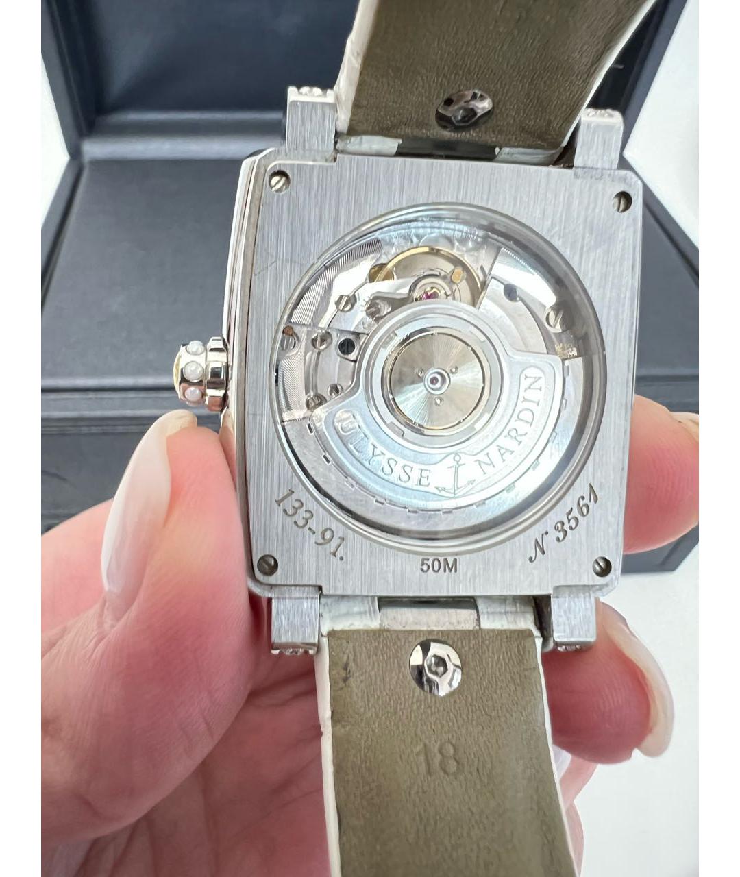 Ulysse Nardin Белые с серебряным покрытием часы, фото 2