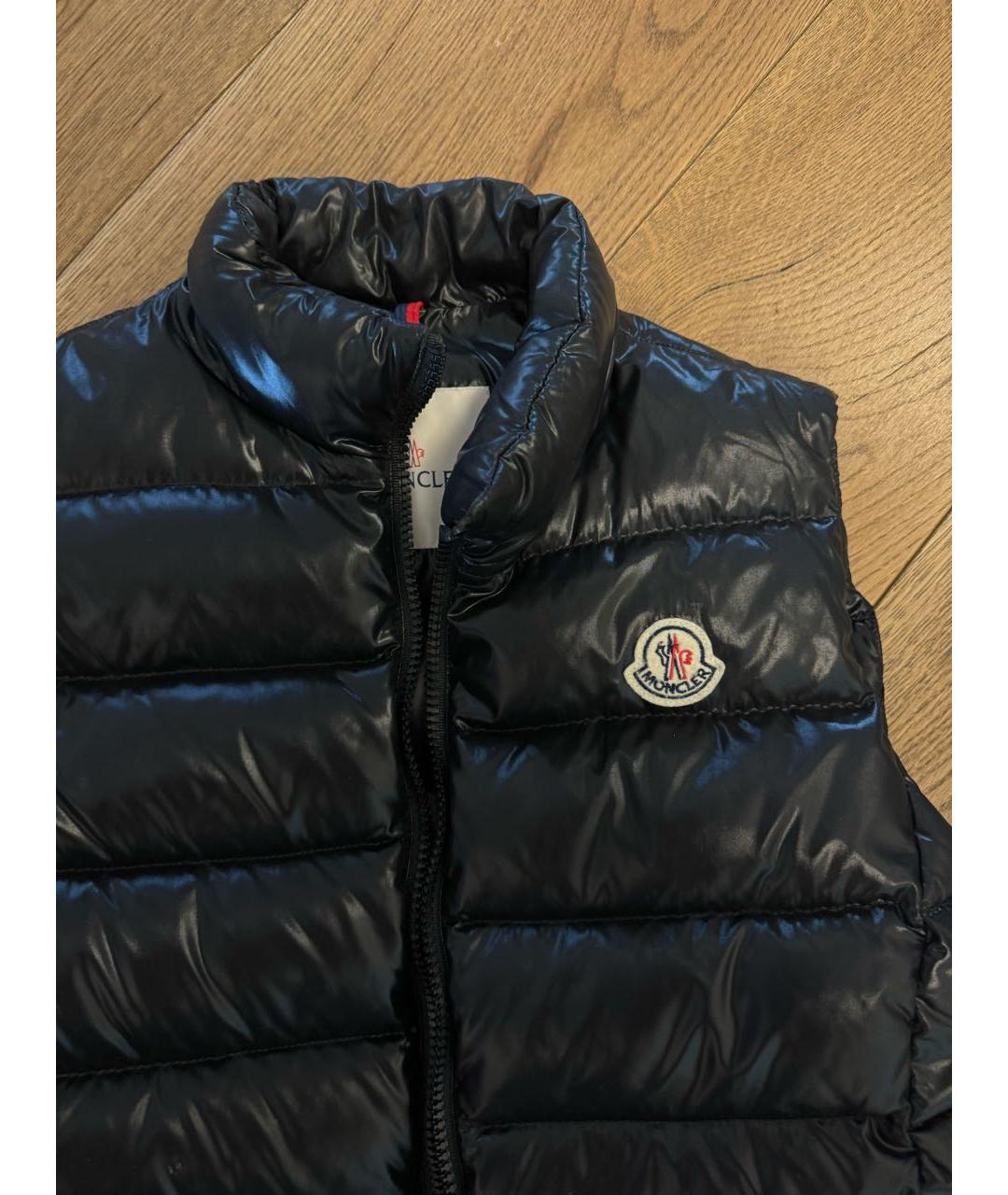 MONCLER Темно-синий жилет, фото 6