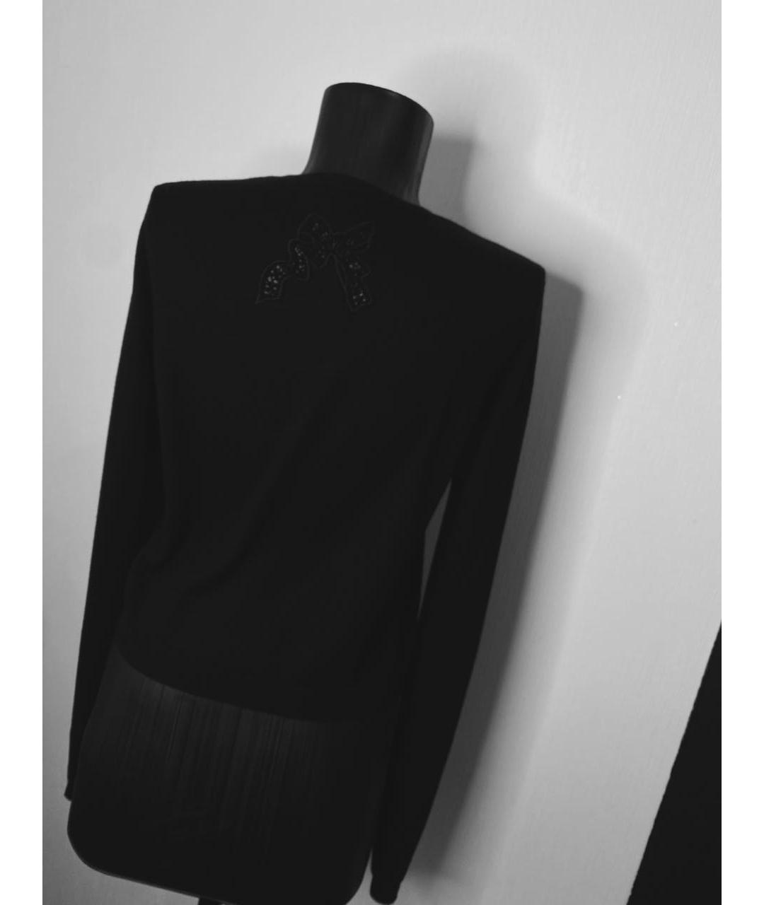 RED VALENTINO Черный кашемировый джемпер / свитер, фото 5