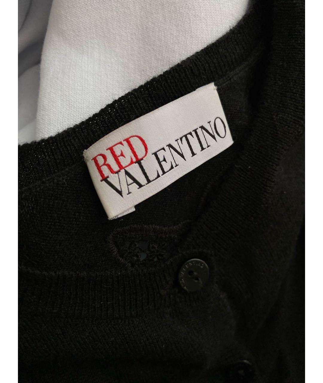 RED VALENTINO Черный кашемировый джемпер / свитер, фото 6