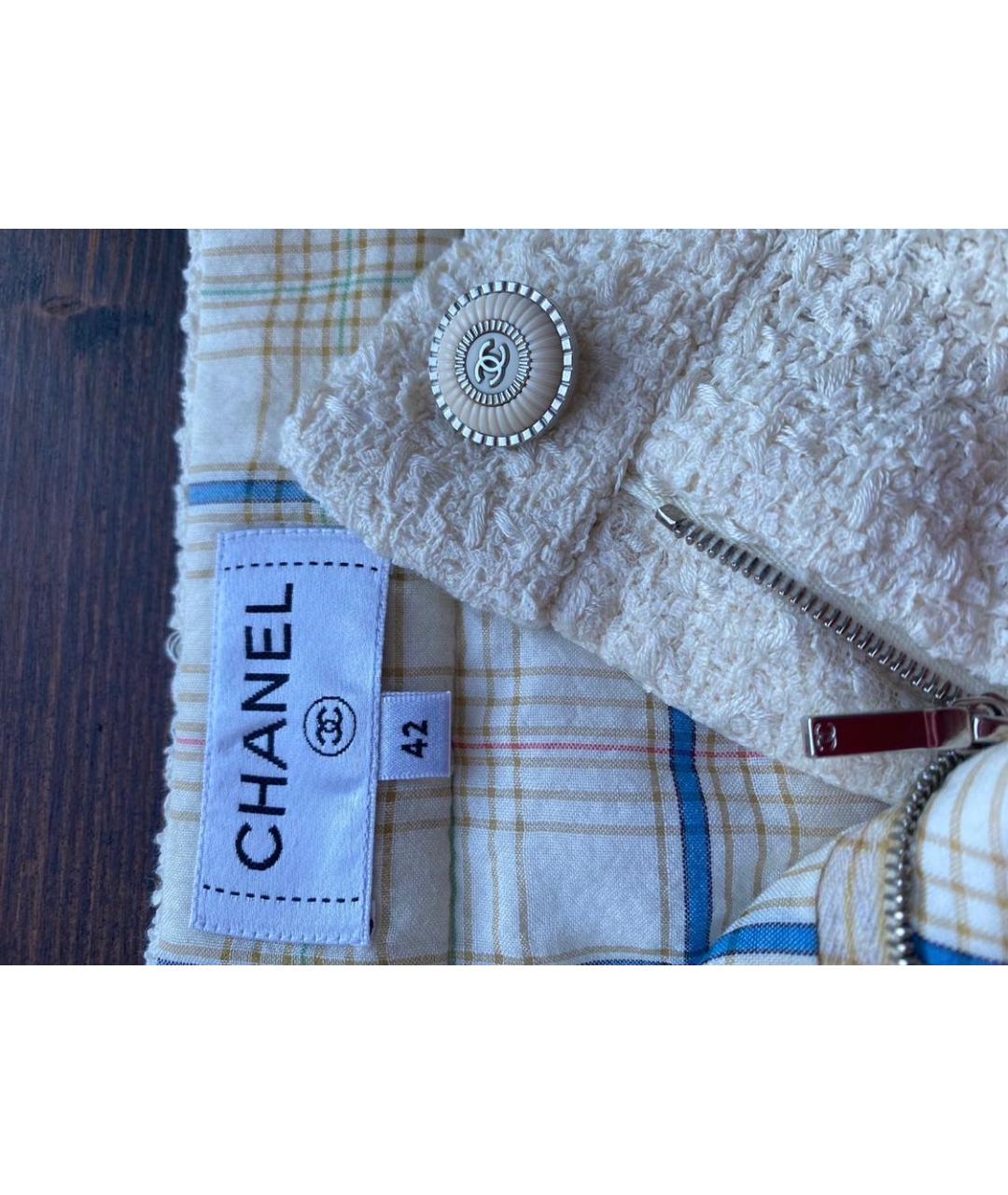 CHANEL Твидовая юбка миди, фото 2