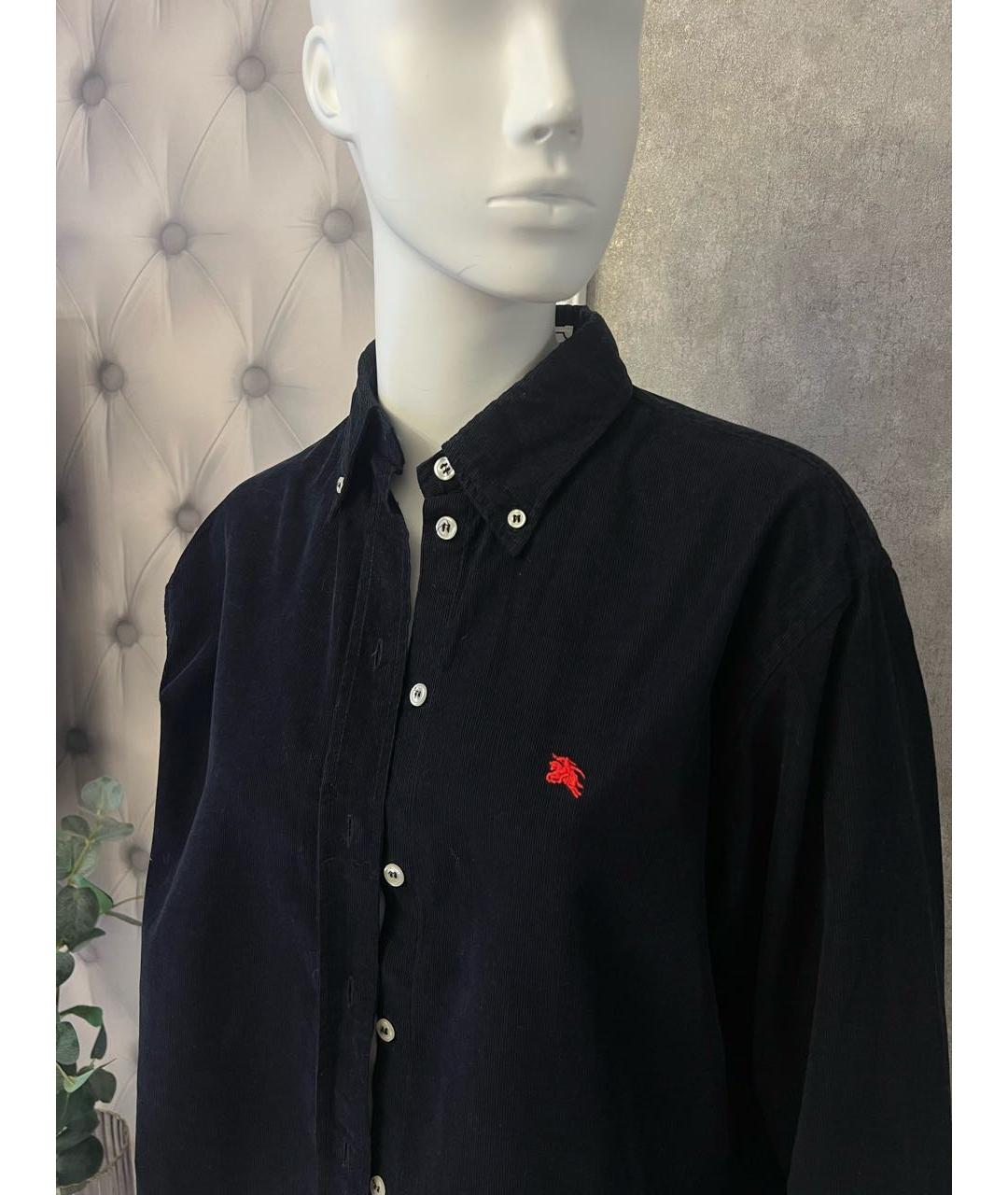 BURBERRY Темно-синяя рубашка, фото 7