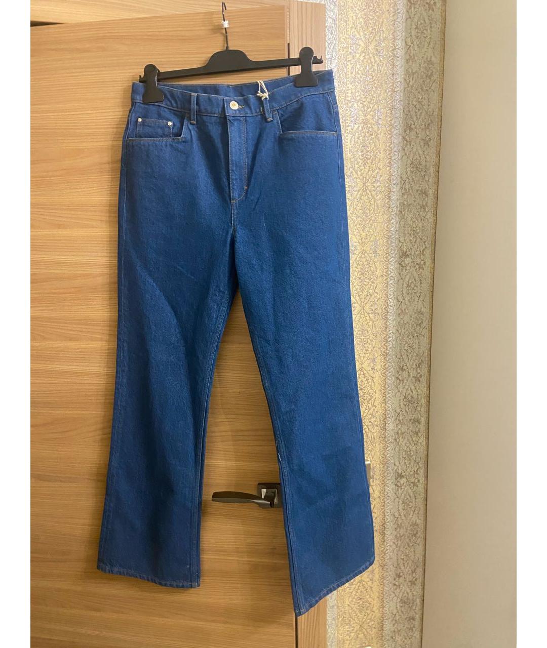 WANDLER Синие хлопковые джинсы клеш, фото 6