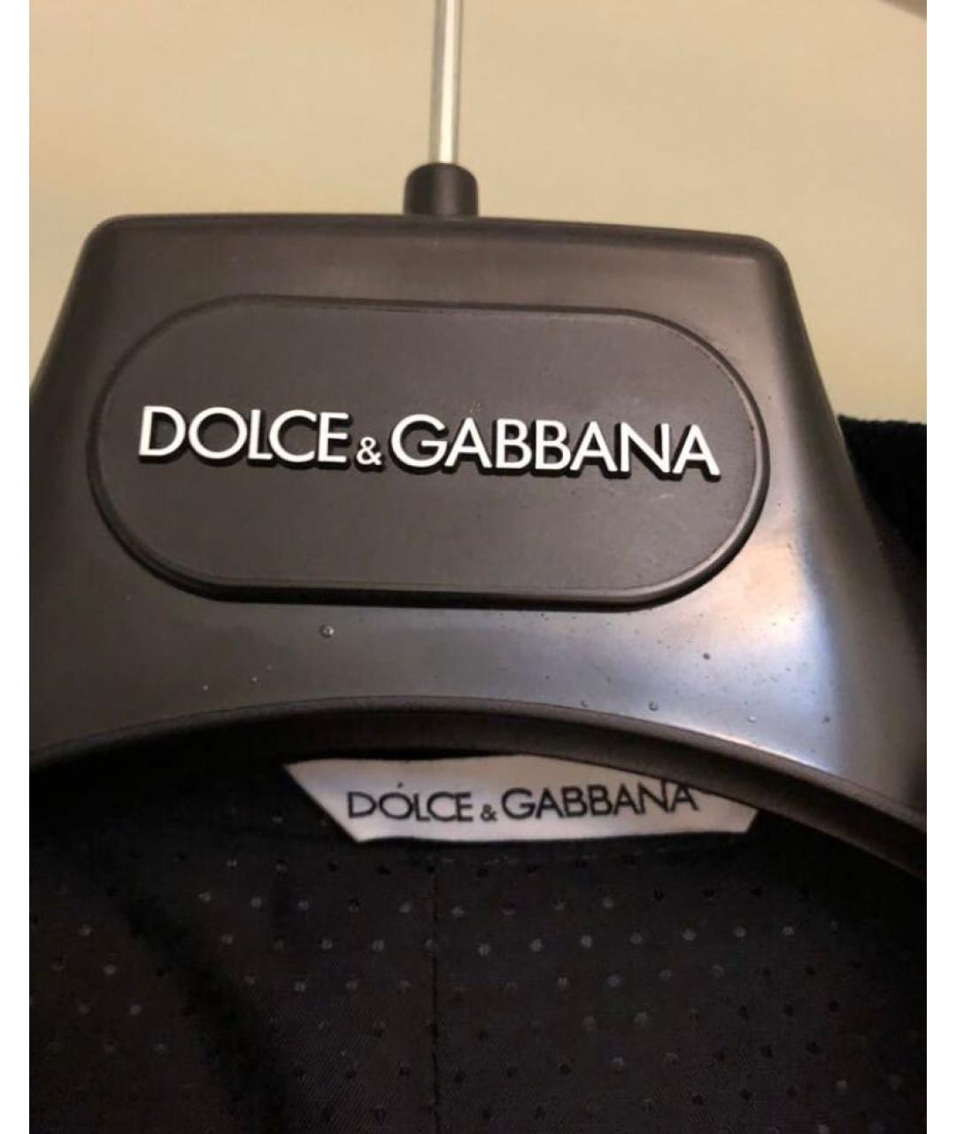 DOLCE&GABBANA Черный бархатный комплект, фото 4