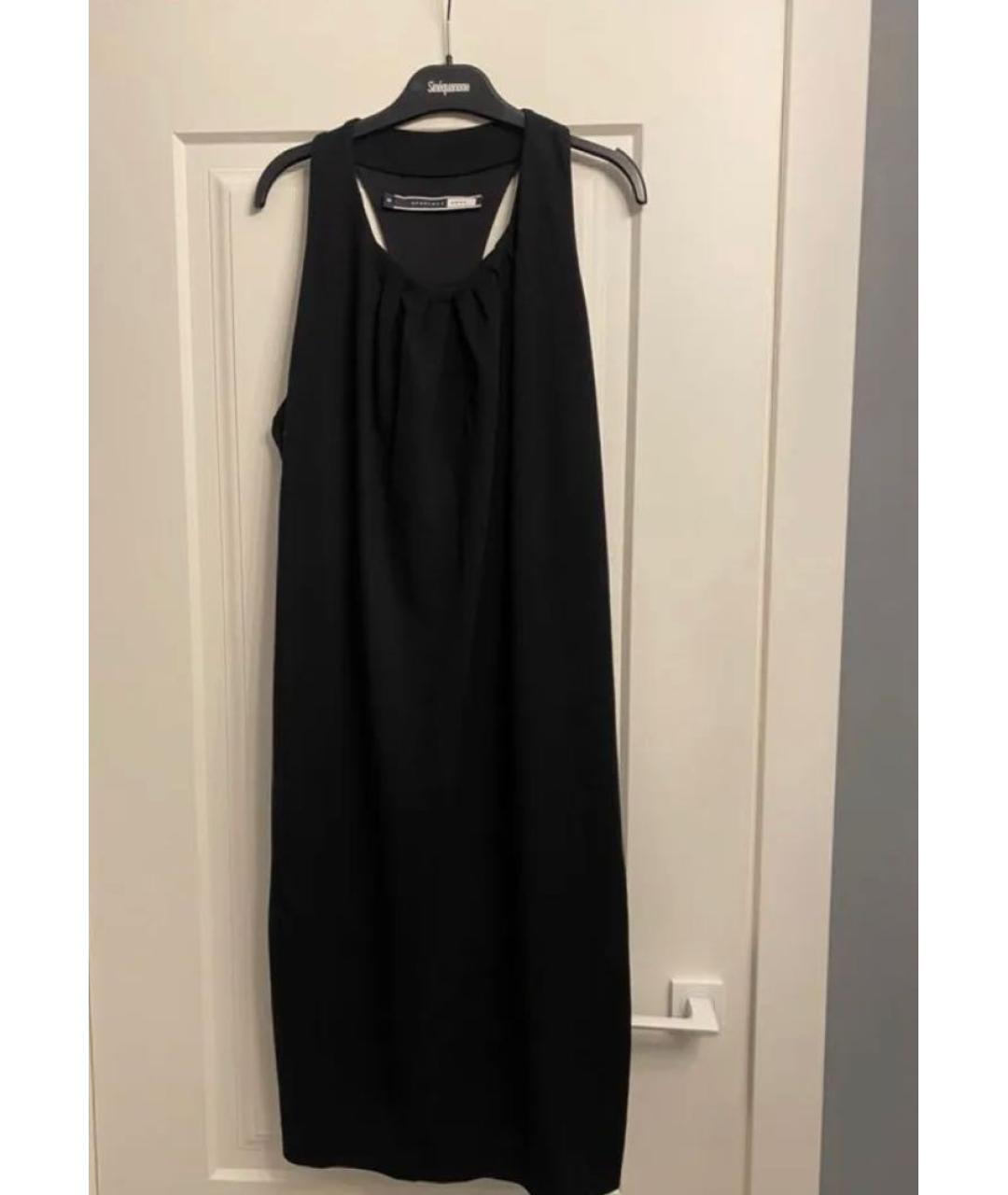 SPORT MAX CODE Черное хлопковое вечернее платье, фото 6