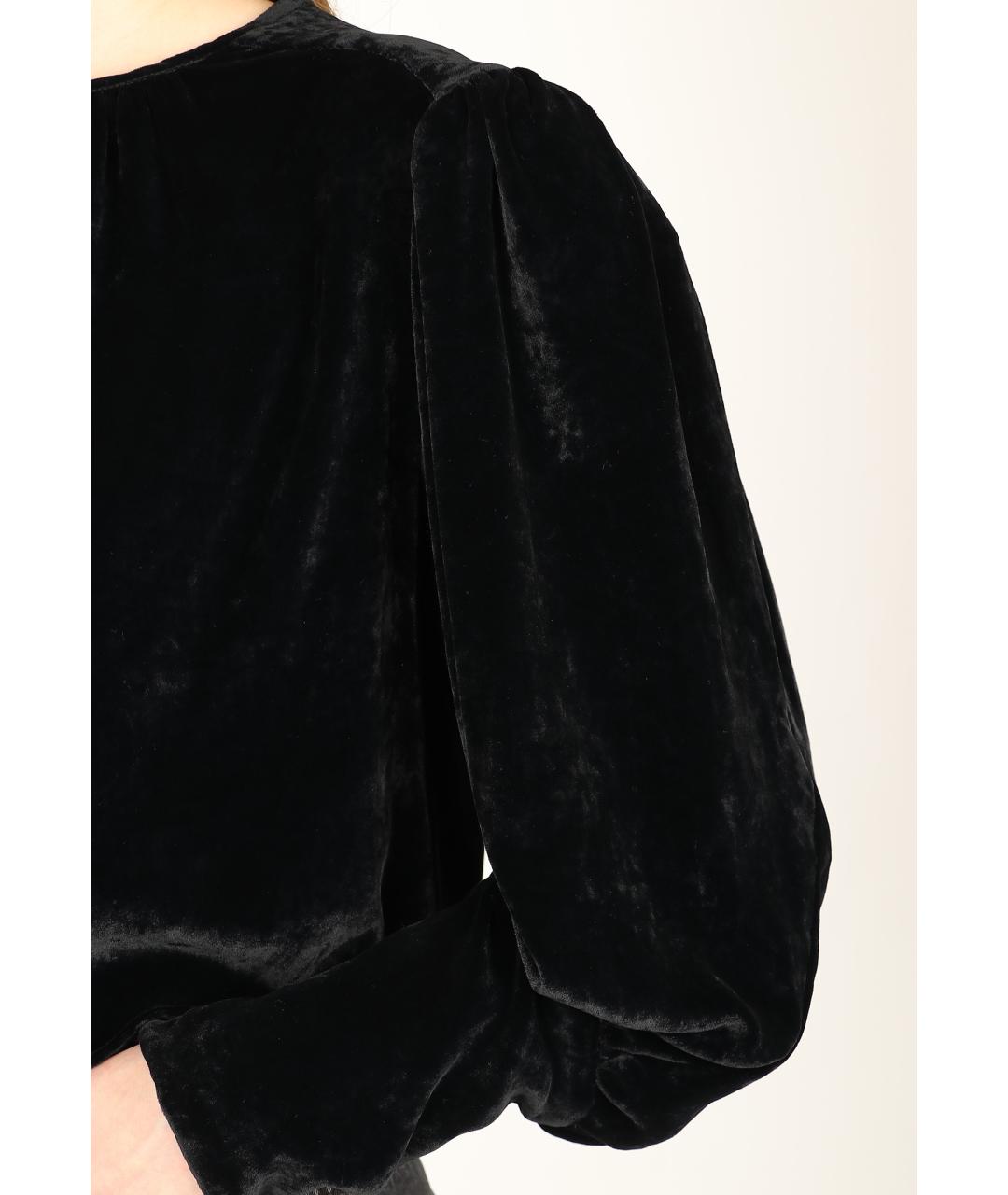 ISABEL MARANT Черная вискозная блузы, фото 4
