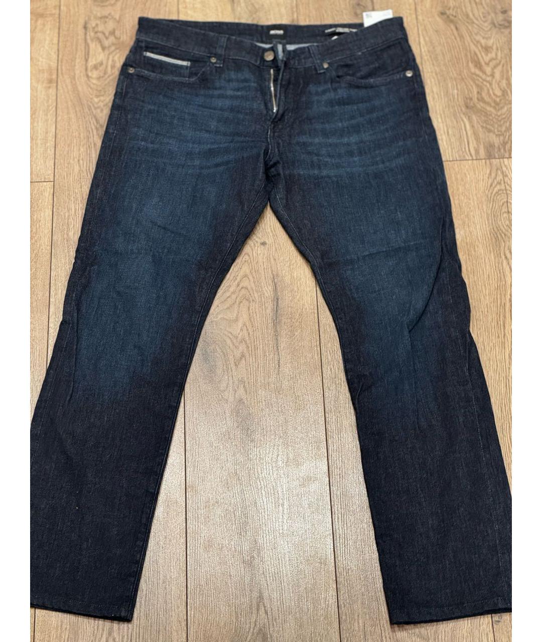 HUGO BOSS Темно-синие джинсы скинни, фото 5