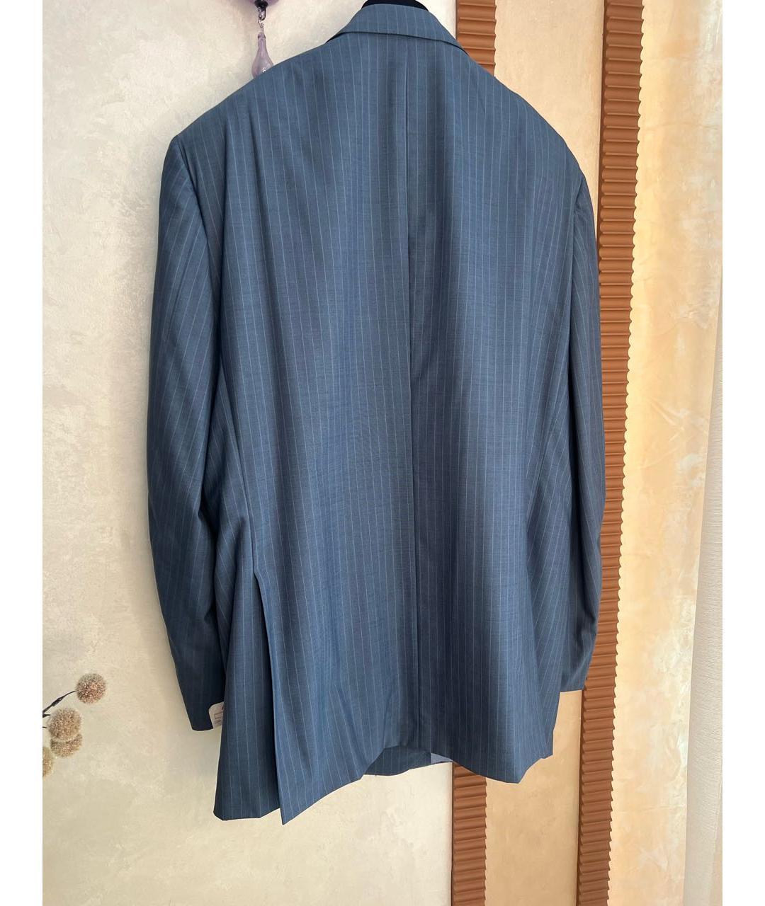 BRIONI Синий шерстяной пиджак, фото 2