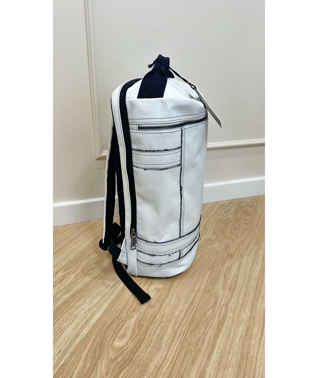 DIESEL Белый рюкзак из искусственной кожи, фото 4