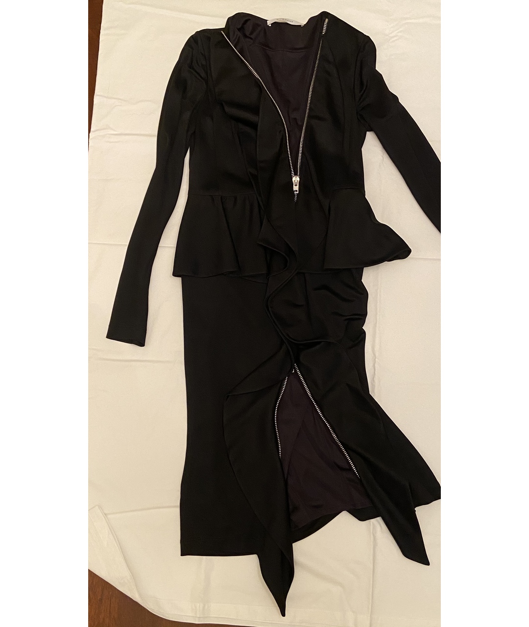 GIVENCHY Черное вискозное коктейльное платье, фото 3