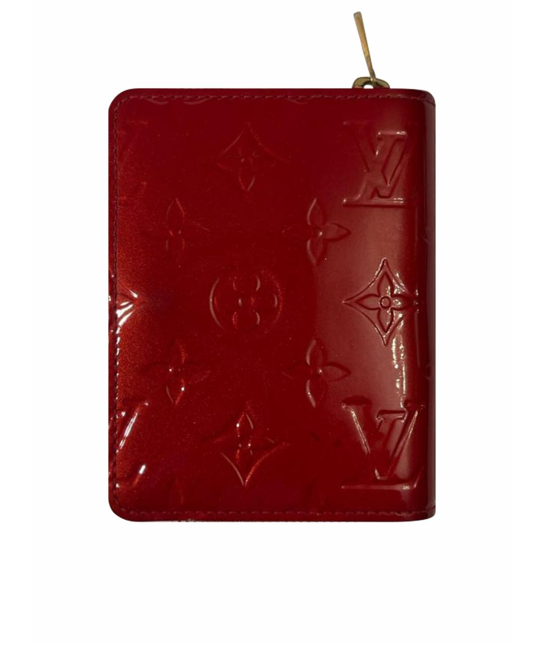 LOUIS VUITTON PRE-OWNED Красный кошелек из лакированной кожи, фото 1