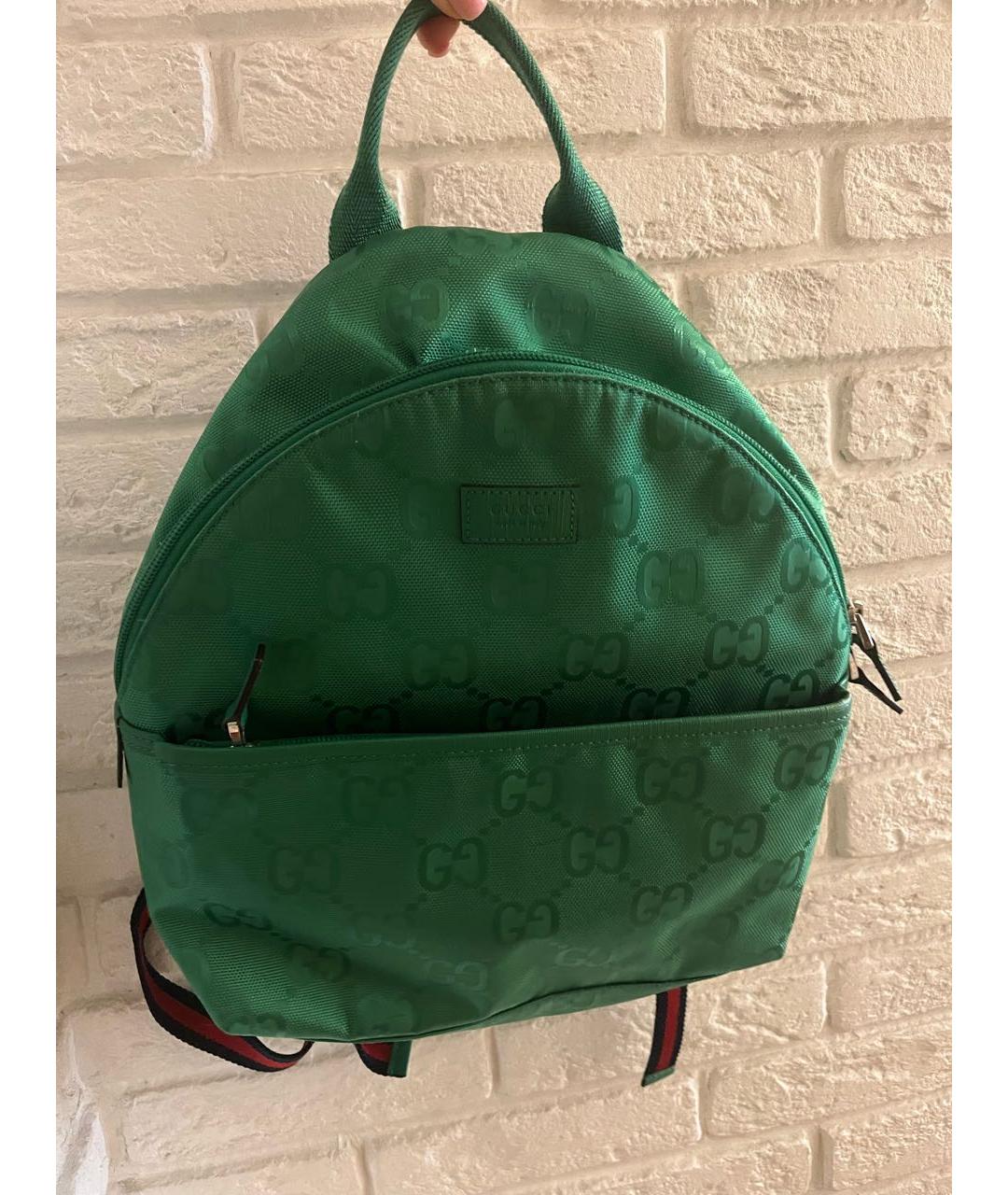 GUCCI Зеленый рюкзак, фото 5