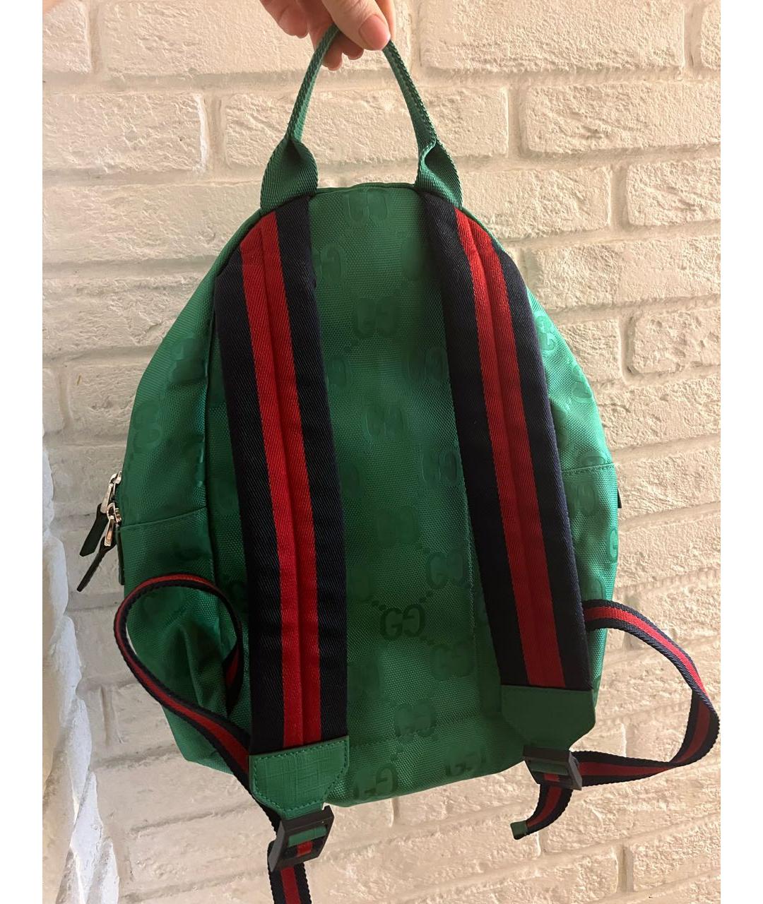 GUCCI Зеленый рюкзак, фото 3
