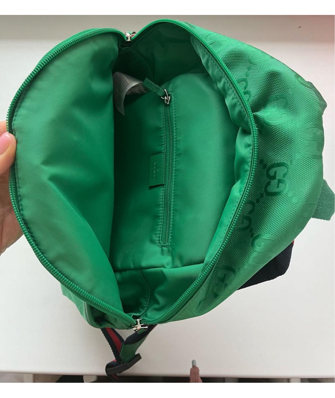 GUCCI Зеленый рюкзак, фото 4