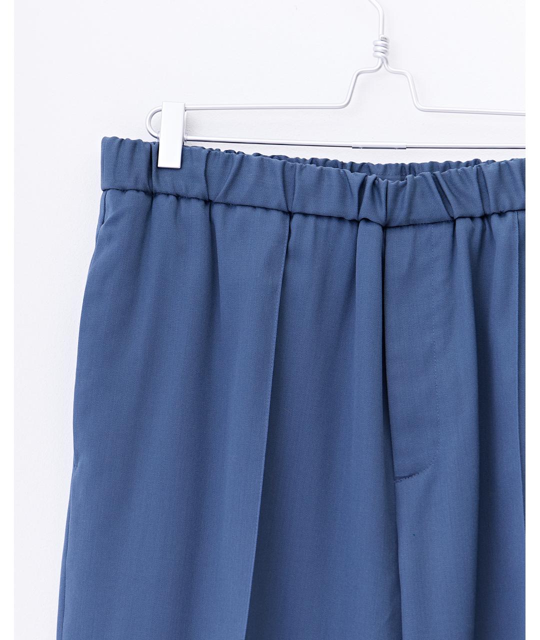 JIL SANDER Синие хлопковые повседневные брюки, фото 3