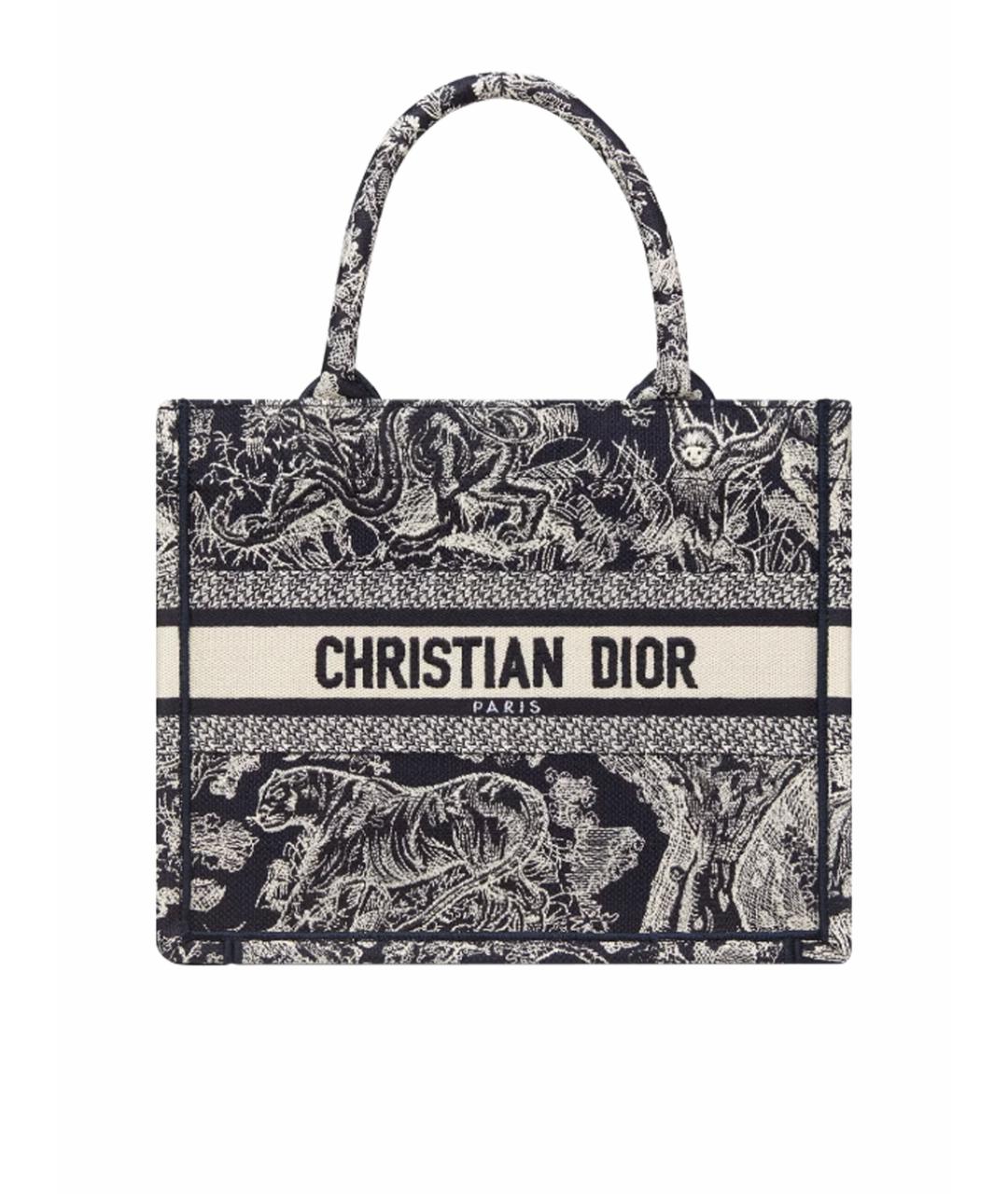 CHRISTIAN DIOR PRE-OWNED Темно-синяя сумка с короткими ручками, фото 1