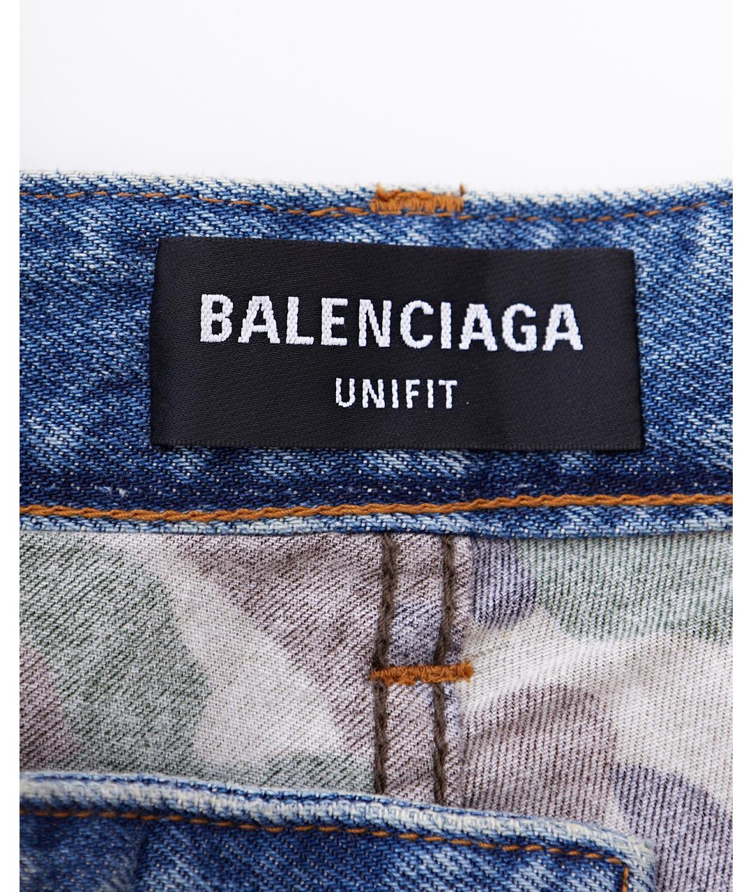 BALENCIAGA Мульти хлопковые джинсы, фото 6